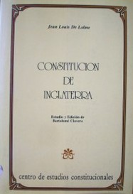 Constitución de Inglaterra