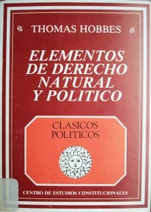 Elementos de Derecho Natural y Político