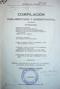 Compilación parlamentaria y administrativa