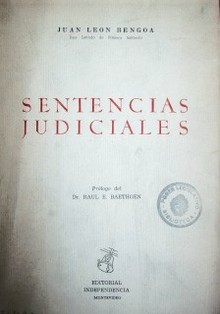 Sentencias judiciales