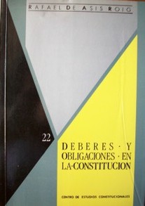 Deberes y obligaciones en la Constitución