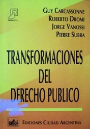 Transformaciones del derecho público