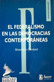 El federalismo en las democracias contemporáneas