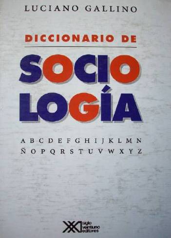 Diccionario de Sociología