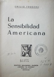 La sensibilidad americana