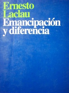 Emancipación y diferencia