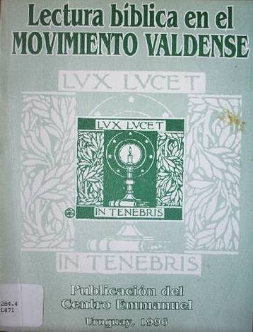 Lectura bíblica en el Movimiento Valdense