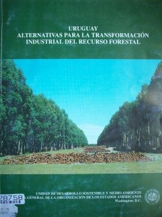 Uruguay : alternativas para la transformación industrial del recurso forestal del recurso forestal