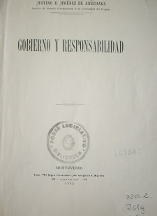 Gobierno y responsabilidad