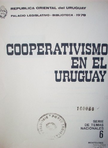 Cooperativismo en el Uruguay