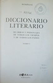 Diccionario literario : de obras y personajes de todos los tiempos y de todos los países