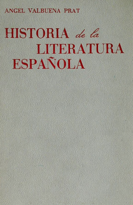 Historia de la literatura española