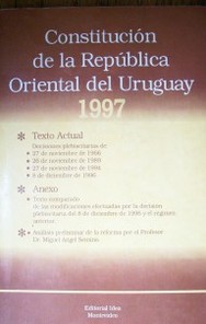 Constitución de la República Oriental del Uruguay