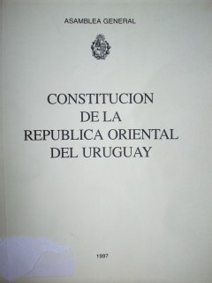 Constitución de la República Oriental del Uruguay
