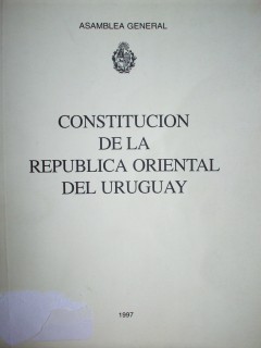 Constitución de la República Oriental del Uruguay