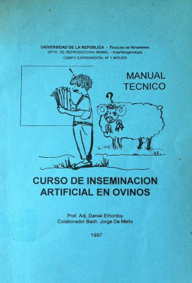 Curso de inseminación artificial en ovinos : manual técnico