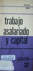 Trabajo asalariado y capital