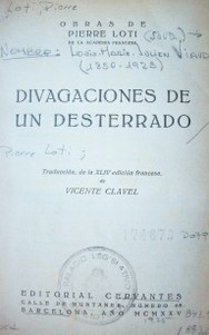 Divagaciones de un desterrado