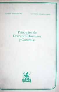 Principios de Derechos Humanos y garantías