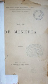 Código de Minería