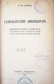 Legislación uruguaya