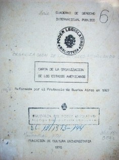 Carta de la Organización de los Estados Americanos