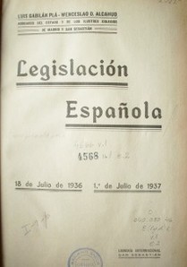 Legislación española