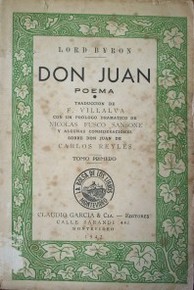Don Juan : poema