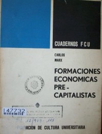 Formaciones económicas pre-capitalistas