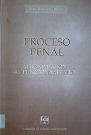 Proceso penal : aproximación al funcionamiento