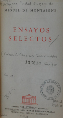 Ensayos selectos