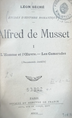 Alfred de Musset