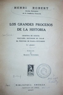 Los grandes procesos de la historia