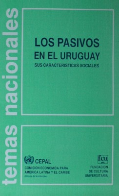 Los pasivos en el Uruguay : sus características sociales