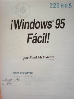 Windows 95 fácil