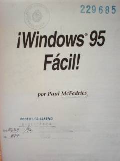Windows 95 fácil