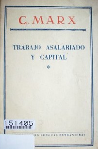 Trabajo asalariado y capital