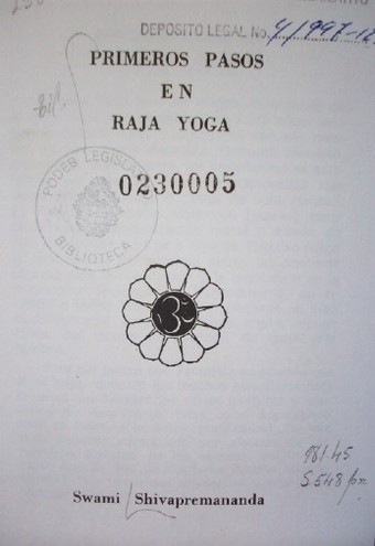 Primeros pasos en Raja Yoga