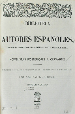 Novelistas posteriores a Cervantes