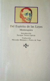 Del Espíritu de las Leyes