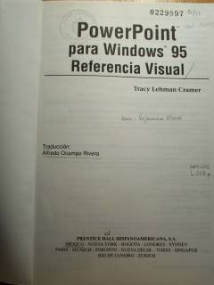 PowerPoint para Windows 95 referencia visual