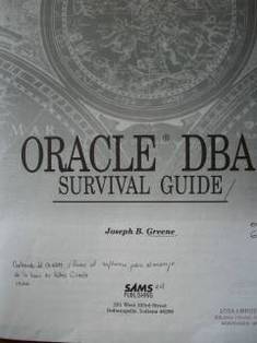 Oracle DBA : survival guide