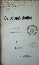 De lo más hondo