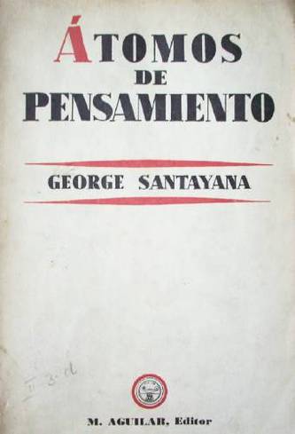 Átomos de pensamiento : antología de pensamiento