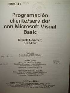 Programación cliente / servidor con Microsoft visual basic