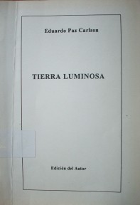 Tierra luminosa : 1986