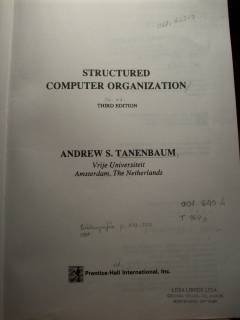 Structures computer organization