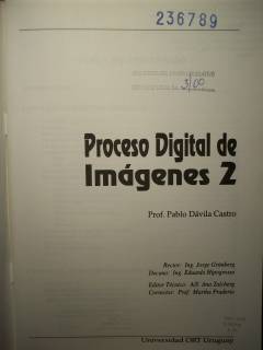 Proceso Digital de Imágenes 2