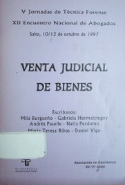 Venta judicial de bienes