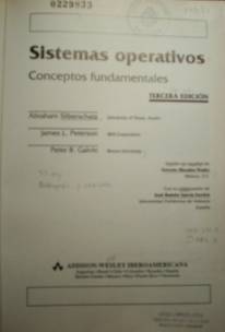 Sistemas operativos : conceptos fundamentales